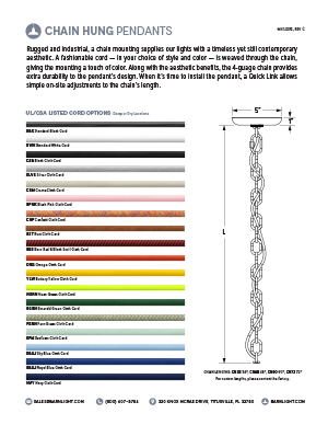 Chain Specs