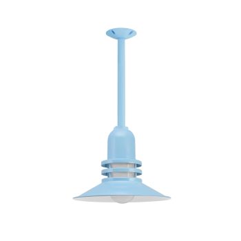 12" Cherokee LED, 715-Delphite Blue, FST-Frosted Glass