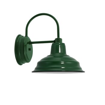 11" Bomber Wall Sconce, 350-Vintage Green