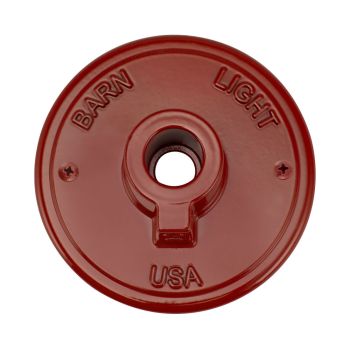 Gooseneck Arm Wall Backing Plate, 400-Barn Red