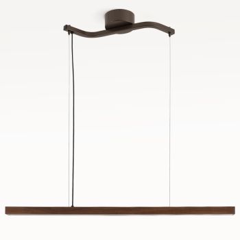 46" Suora, Walnut Wood, Single Canopy, 600-Bronze